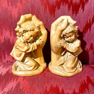 Vintage Paul & Robert Eder Wood Carvings (set of 2) EUC